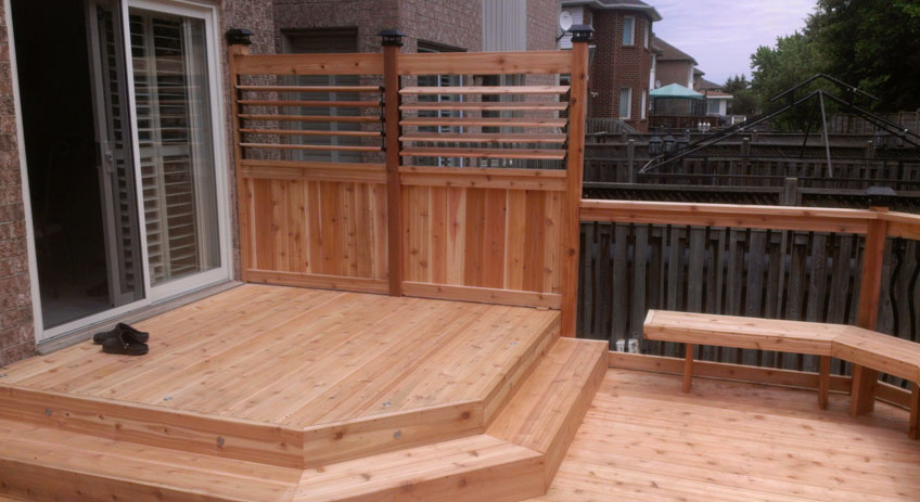 fence and deck